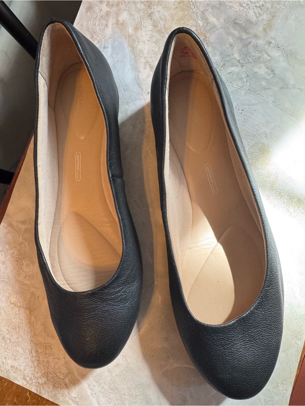 Rockport Classic Black Women's Ballet Flats - Comfortable EverydayStyle Size 7.5
